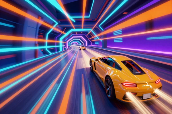 Turbo Rush Racing Game